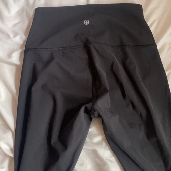 barley used lululemon leggings, black size 2/small - Picture 6 of 6